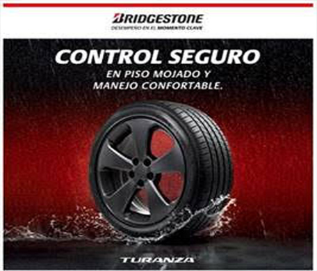 Control seguro en piso mojado con Bridgestone